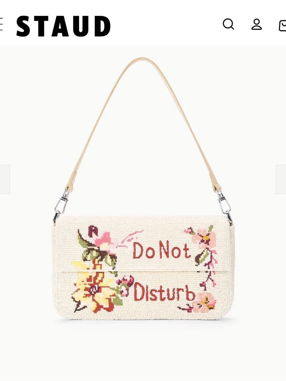 STAUD Timmy shoulder bag Do Not Disturb